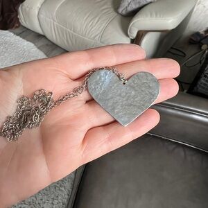 Sterling Silver Heart Pendant Necklace